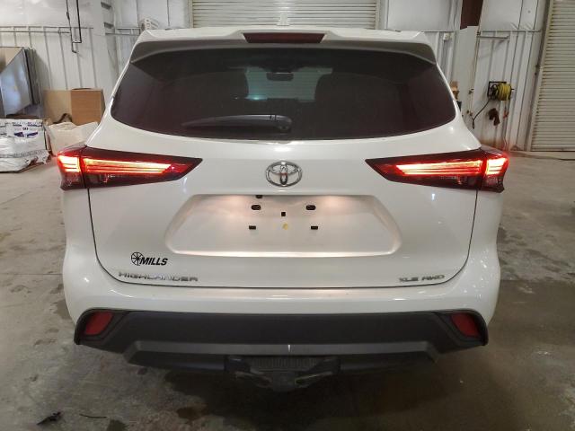 5TDGZRBH6MS076093 - 2021 TOYOTA HIGHLANDER XLE თეთრი ფოტო 6