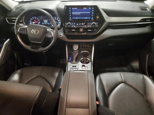 5TDGZRBH6MS076093 - 2021 TOYOTA HIGHLANDER XLE თეთრი ფოტო 8