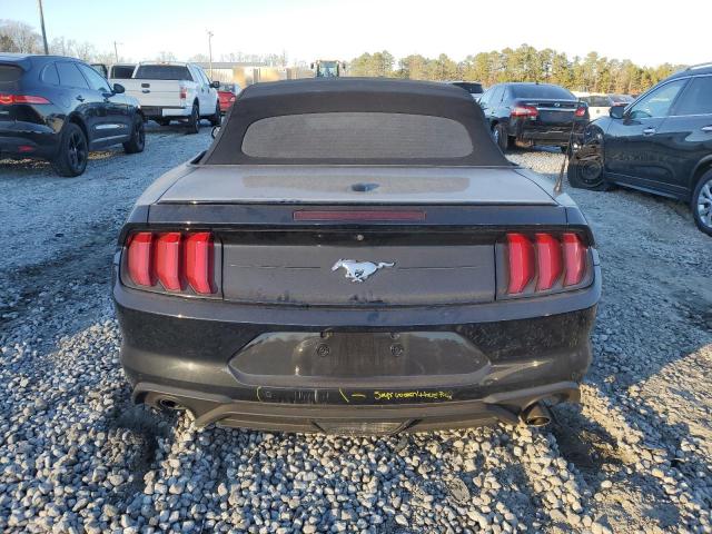 1FATP8UH5J5109734 - 2018 FORD MUSTANG BLACK photo 6