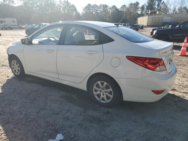 KMHCT4AE8EU701757 - 2014 HYUNDAI ACCENT GLS WHITE photo 2