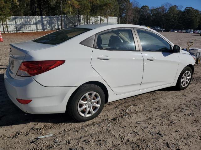 KMHCT4AE8EU701757 - 2014 HYUNDAI ACCENT GLS WHITE photo 3