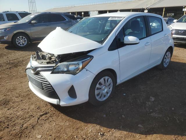 VNKKTUD34FA030902 - 2015 TOYOTA YARIS WHITE photo 1