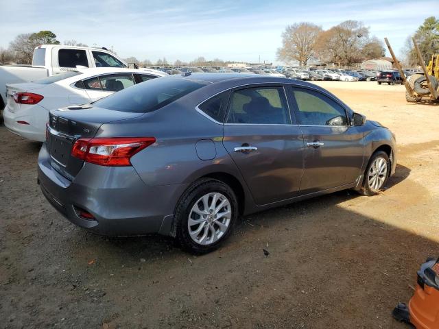 3N1AB7AP0KY267802 - 2019 NISSAN SENTRA S GRAY photo 3