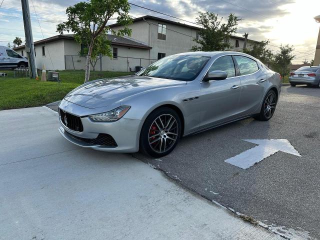 ZAM57RSA6H1217209 - 2017 MASERATI GHIBLI S SILVER photo 2
