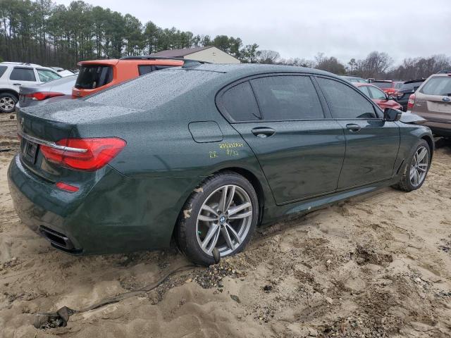 WBA7F2C50JB238725 - 2018 BMW 750 XI GREEN photo 3