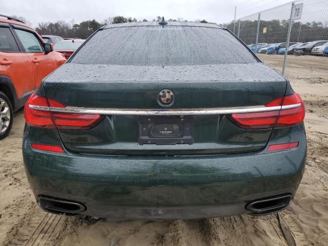 WBA7F2C50JB238725 - 2018 BMW 750 XI GREEN photo 6