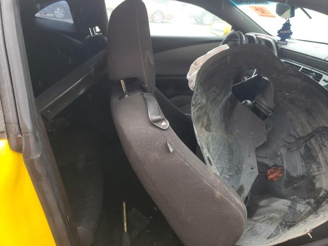 2G1FA1E30D9188894 - 2013 CHEVROLET CAMARO LS YELLOW photo 10