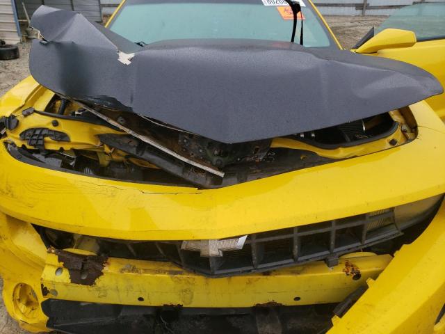 2G1FA1E30D9188894 - 2013 CHEVROLET CAMARO LS YELLOW photo 11