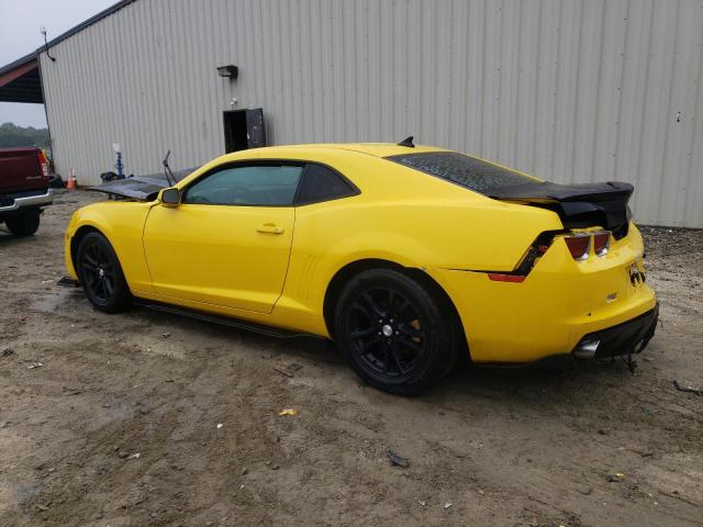 2G1FA1E30D9188894 - 2013 CHEVROLET CAMARO LS YELLOW photo 2