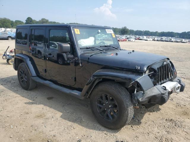 1C4BJWEG8CL145966 - 2012 JEEP WRANGLER SAHARA Սև լուսանկար 4