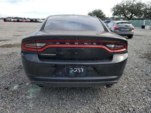 2C3CDXAT7GH169431 - 2016 DODGE CHARGER POLICE BLACK photo 6