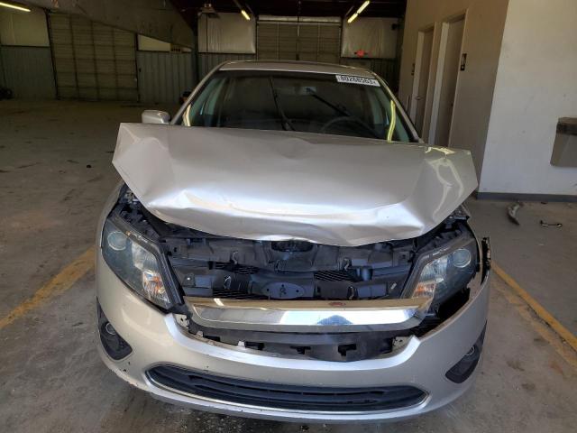 3FAHP0HA0BR340480 - 2011 FORD FUSION SE SILVER photo 5