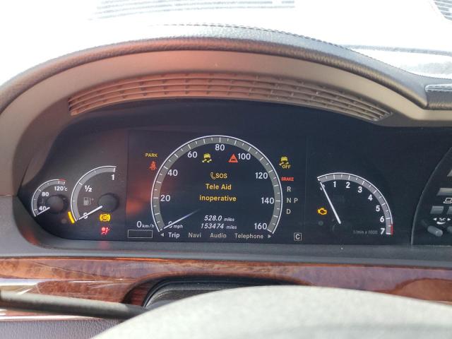 WDDNG8GB8AA334222 - 2010 MERCEDES-BENZ S 550 4MATIC WHITE photo 9