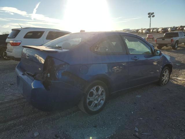 1FAHP3CN8AW247858 - 2010 FORD FOCUS SE BLUE photo 3