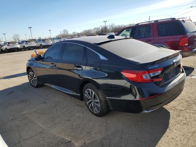 1HGCV3F95KA003142 - 2019 HONDA ACCORD TOURING HYBRID BLACK photo 2