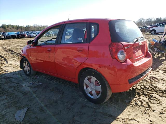 KL1TD66E49B358508 - 2009 CHEVROLET AVEO LS 红色 照片 2