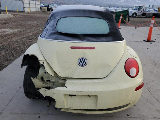 3VWRF31Y26M333492 - 2006 VOLKSWAGEN NEW BEETLE CONVERTIBLE OPTION PACKAGE 1 YELLOW photo 6