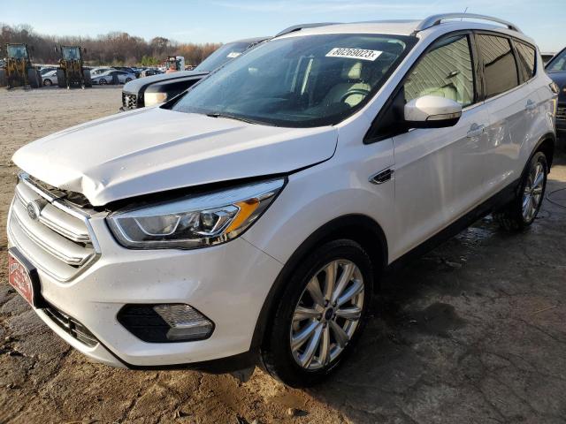 1FMCU0JD8HUA68209 - 2017 FORD ESCAPE TITANIUM WHITE photo 1