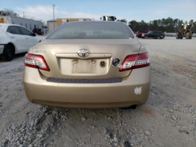 4T1BF3EK5AU093588 - 2010 TOYOTA CAMRY BASE GOLD photo 6