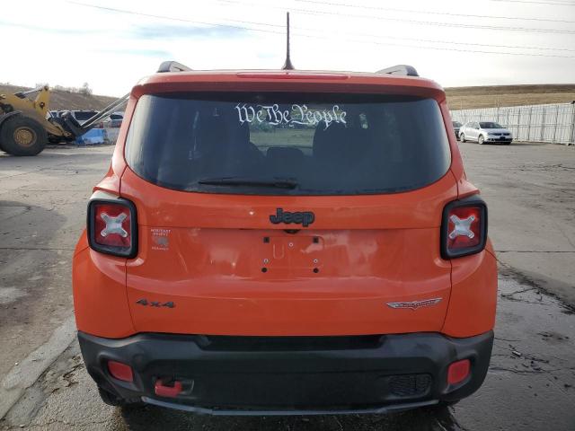 ZACCJBCT0FPB71357 - 2015 JEEP RENEGADE TRAILHAWK ORANGE photo 6