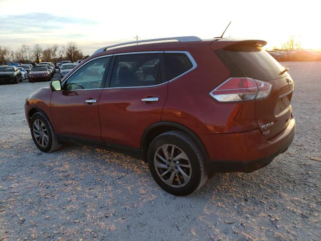 5N1AT2MV9FC870913 - 2015 NISSAN ROGUE S MAROON photo 2