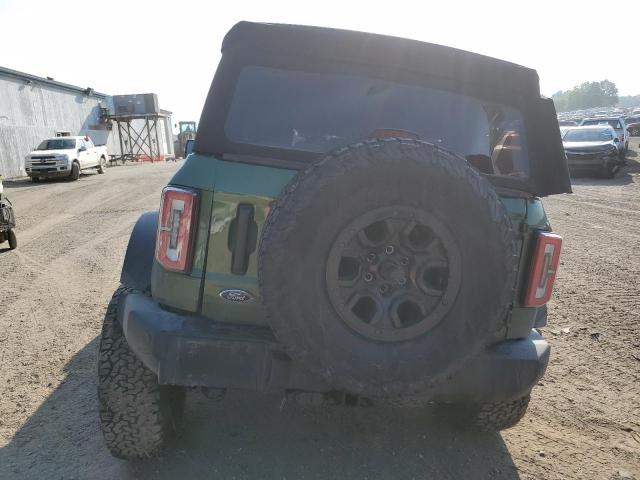 1FMEE5DP4NLA97247 - 2022 FORD BRONCO BASE GREEN photo 6