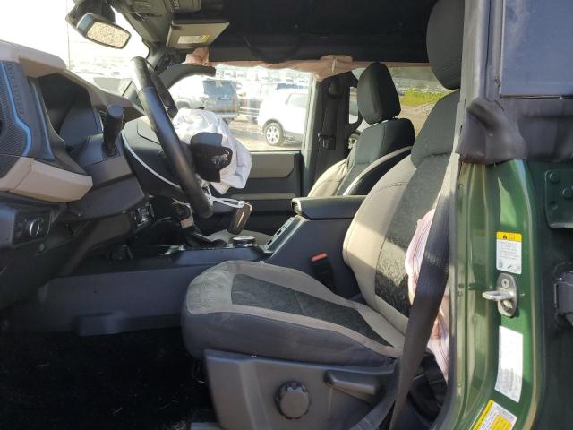 1FMEE5DP4NLA97247 - 2022 FORD BRONCO BASE GREEN photo 7