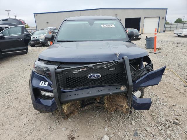 1FM5K8AB7PGB03749 - 2023 FORD EXPLORER POLICE INTERCEPTOR Mavi fotoğraf 5