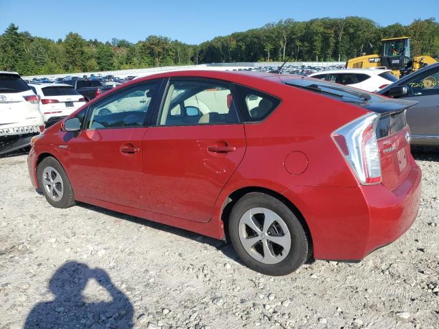 JTDKN3DU5D5647320 - 2013 TOYOTA PRIUS RED photo 2