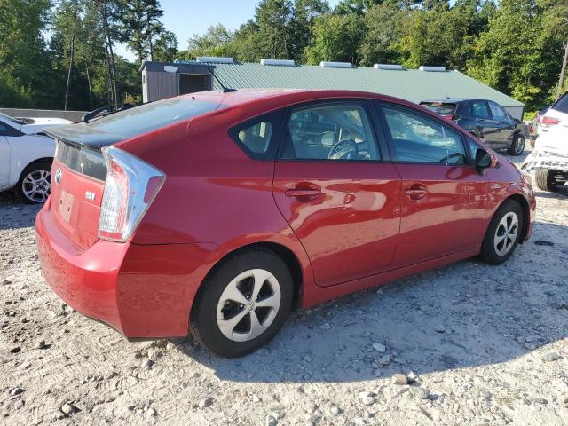 JTDKN3DU5D5647320 - 2013 TOYOTA PRIUS RED photo 3