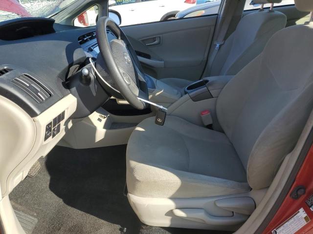 JTDKN3DU5D5647320 - 2013 TOYOTA PRIUS RED photo 7