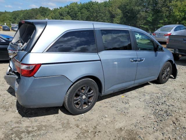 5FNRL5H6XBB013167 - 2011 HONDA ODYSSEY EXL BLUE photo 3