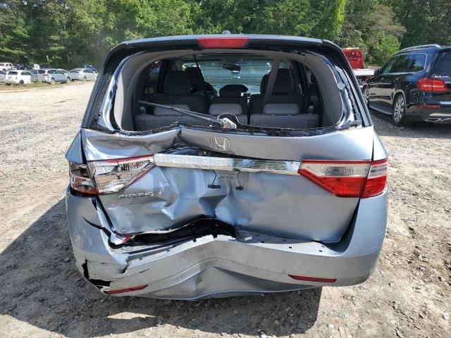 5FNRL5H6XBB013167 - 2011 HONDA ODYSSEY EXL BLUE photo 6
