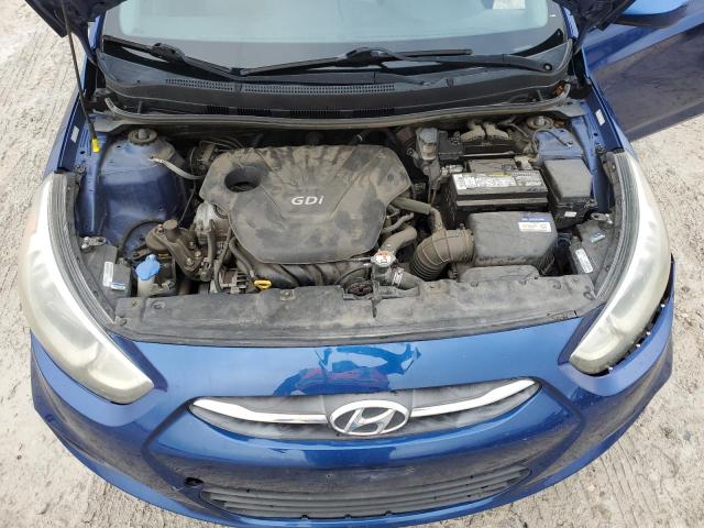 KMHCT4AE7GU076335 - 2016 HYUNDAI ACCENT SE BLUE photo 11