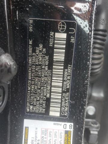 NMTKHMBX6KR073293 - 2019 TOYOTA C-HR XLE BLACK photo 13