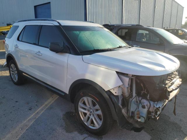 1FM5K8D81JGC83530 - 2018 FORD EXPLORER XLT Blanc photo 4