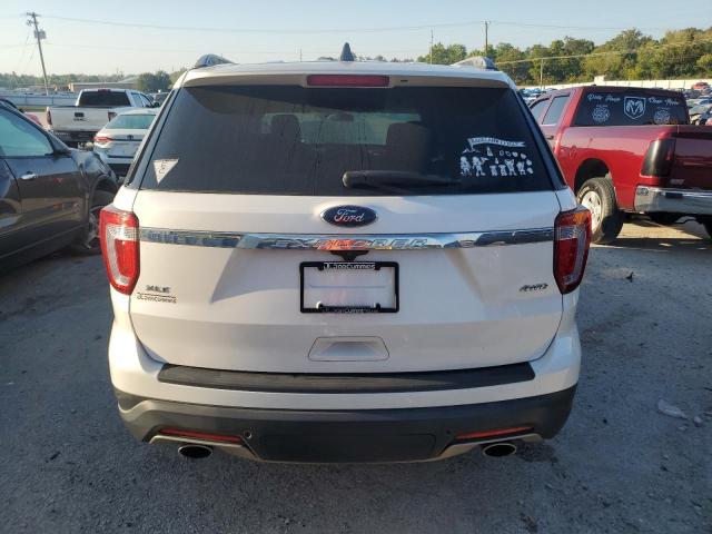 1FM5K8D81JGC83530 - 2018 FORD EXPLORER XLT Blanc photo 6