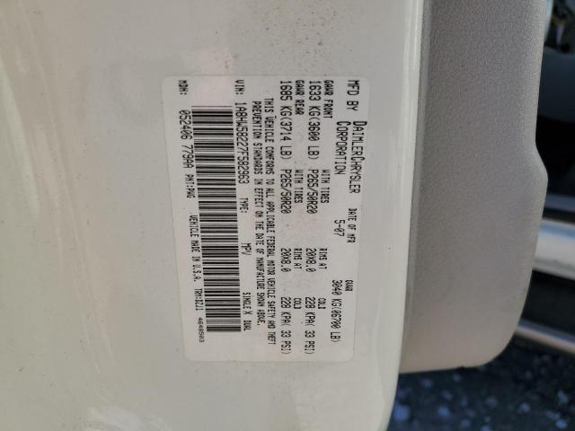 1A8HW58227F582963 - 2007 CHRYSLER ASPEN LIMITED 白色 照片 13