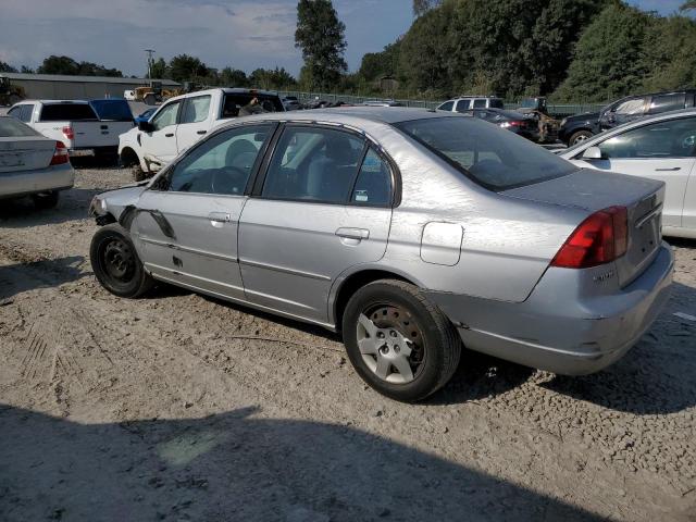 1HGES26761L005785 - 2001 HONDA CIVIC EX SILVER photo 2
