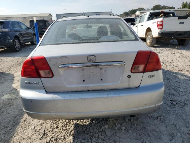 1HGES26761L005785 - 2001 HONDA CIVIC EX SILVER photo 6