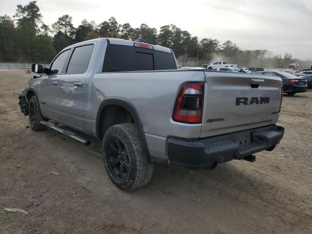 1C6SRFLT4MN555024 - 2021 RAM 1500 REBEL SILVER photo 2