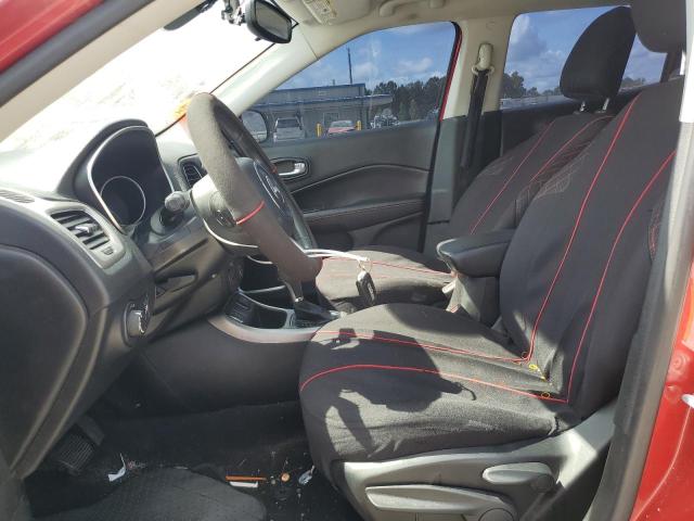 3C4NJCAB4MT567647 - 2021 JEEP COMPASS SPORT RED photo 7