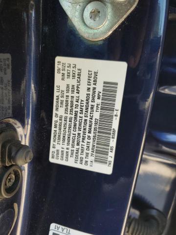 7FARW1H59JE051922 - 2018 HONDA CR-V EX BLUE photo 12