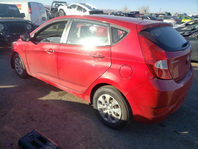 KMHCT5AEXGU258942 - 2016 HYUNDAI ACCENT SE RED photo 2