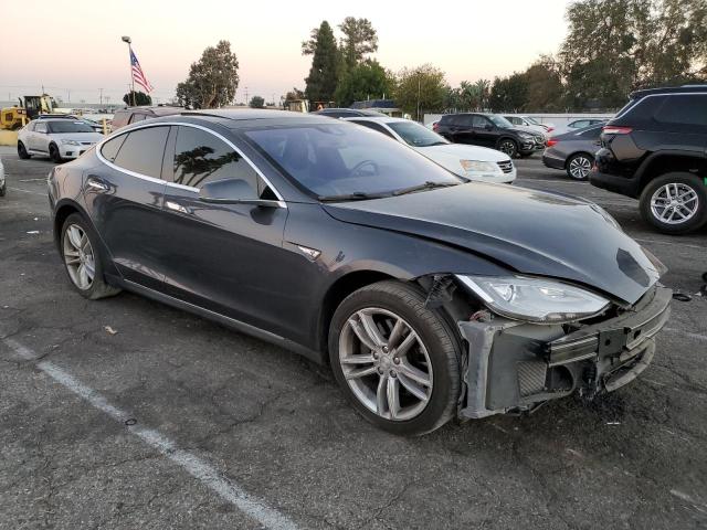 5YJSA1E11FF113821 - 2015 TESLA MODEL S Մոխրագույն լուսանկար 4