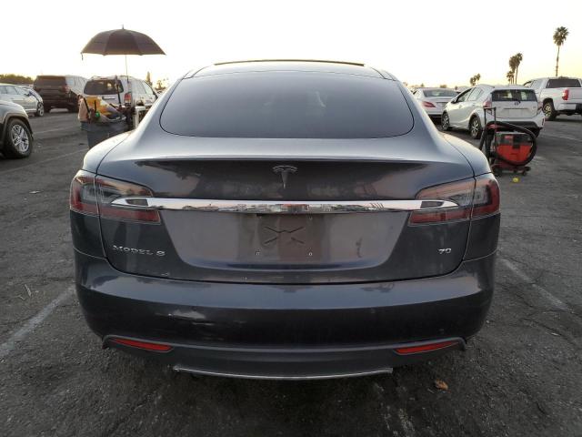 5YJSA1E11FF113821 - 2015 TESLA MODEL S Մոխրագույն լուսանկար 6