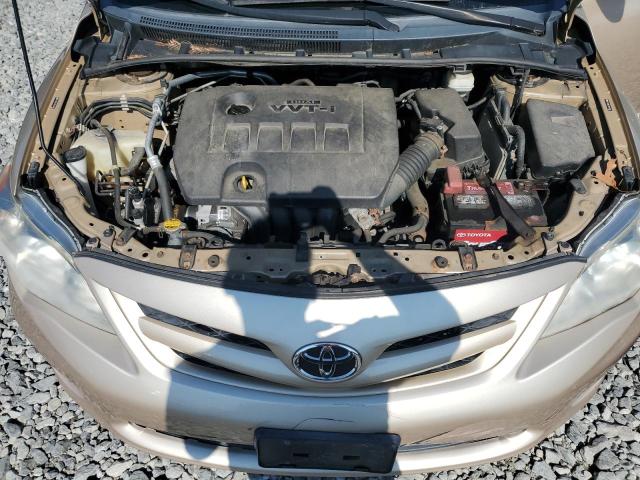 2T1BU4EE5BC748146 - 2011 TOYOTA COROLLA BASE GOLD photo 11