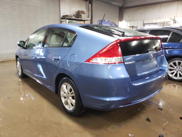 JHMZE2H77AS014570 - 2010 HONDA INSIGHT EX BLUE photo 2