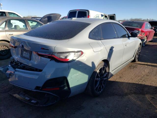 WBY33AW0XPFP04388 - 2023 BMW I4 M50 GRAY photo 3