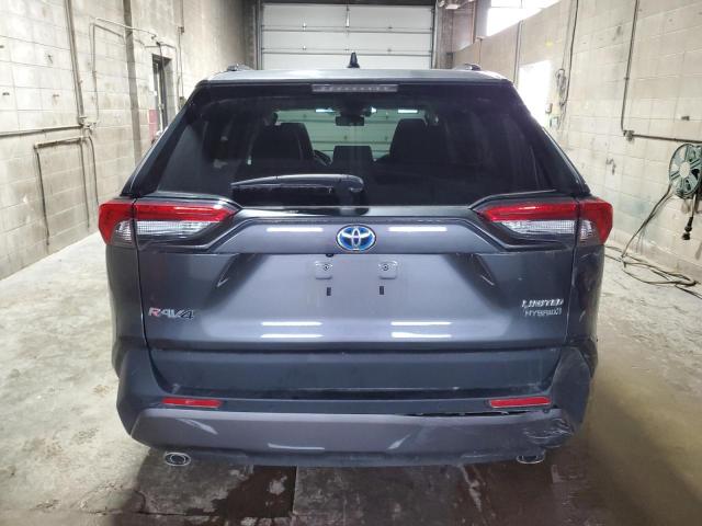 2T3DWRFV9KW033374 - 2019 TOYOTA RAV4 LIMITED GRAY photo 6
